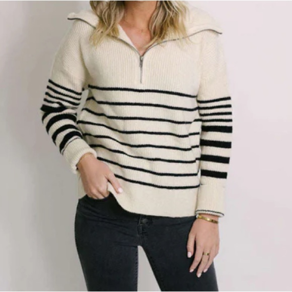 Heartloom stripe sweater